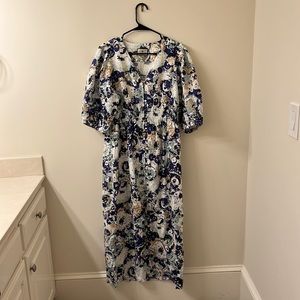 Tuckernuck floral v-neck dress